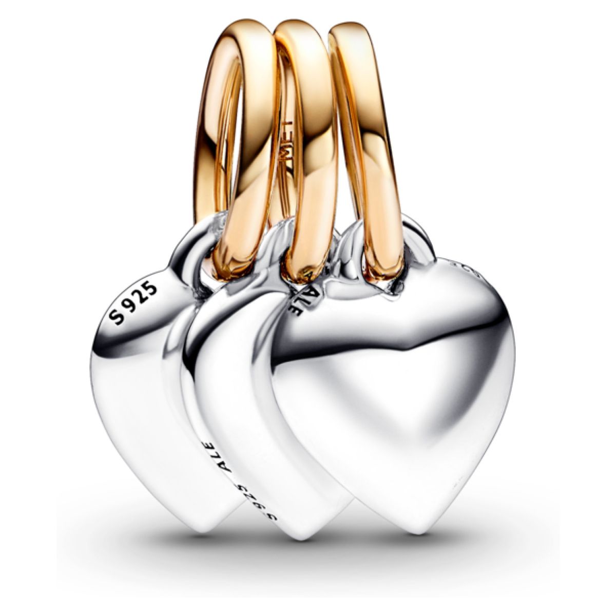 PANDORA - Charm Colgante Divisible Triple Amistad En Dos Tonos Mujer Pandora