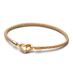 PANDORA - Pulsera Con Tachuelas Oro Mujer