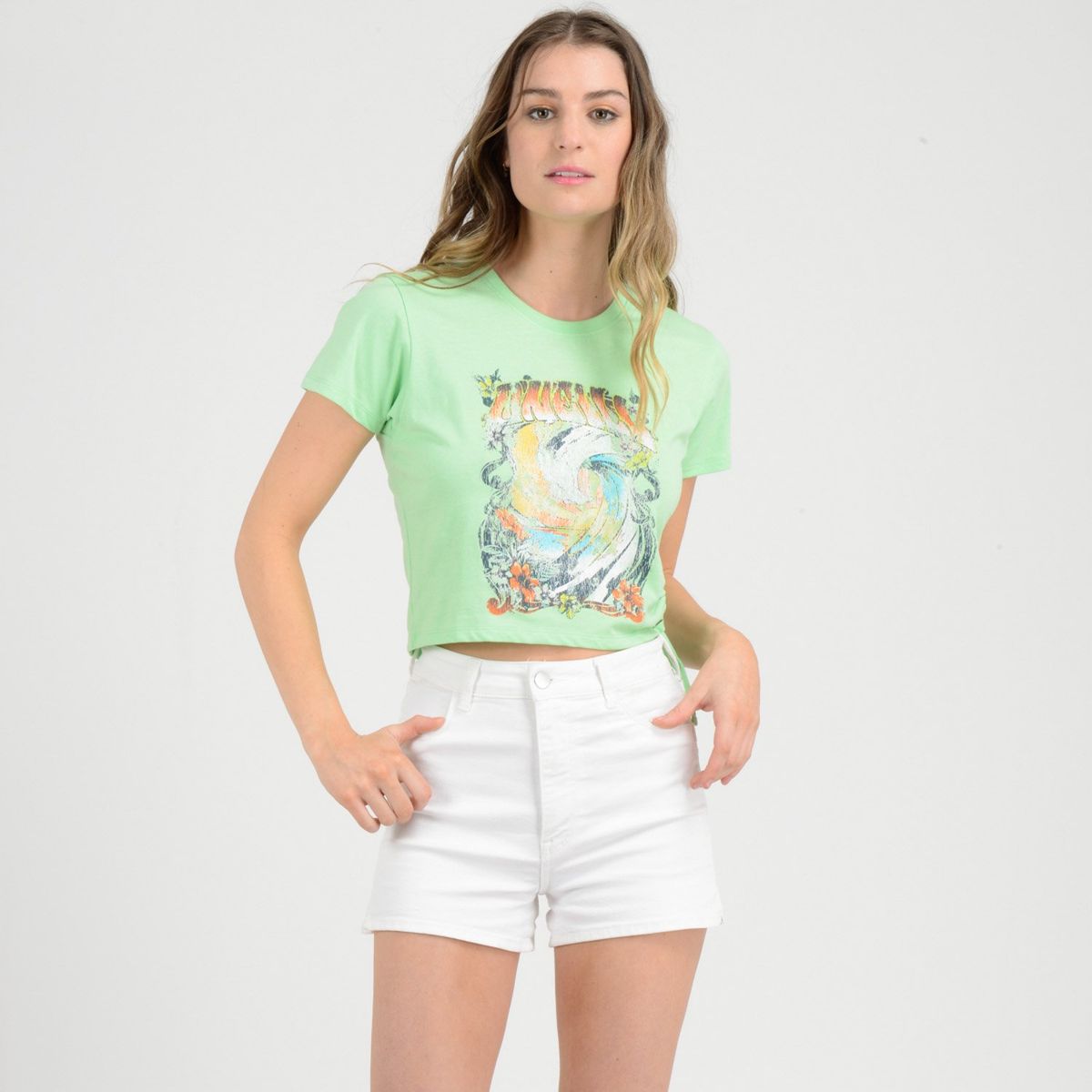 O'NEILL - Polera Manga Corta Algodón Mujer O'Neill