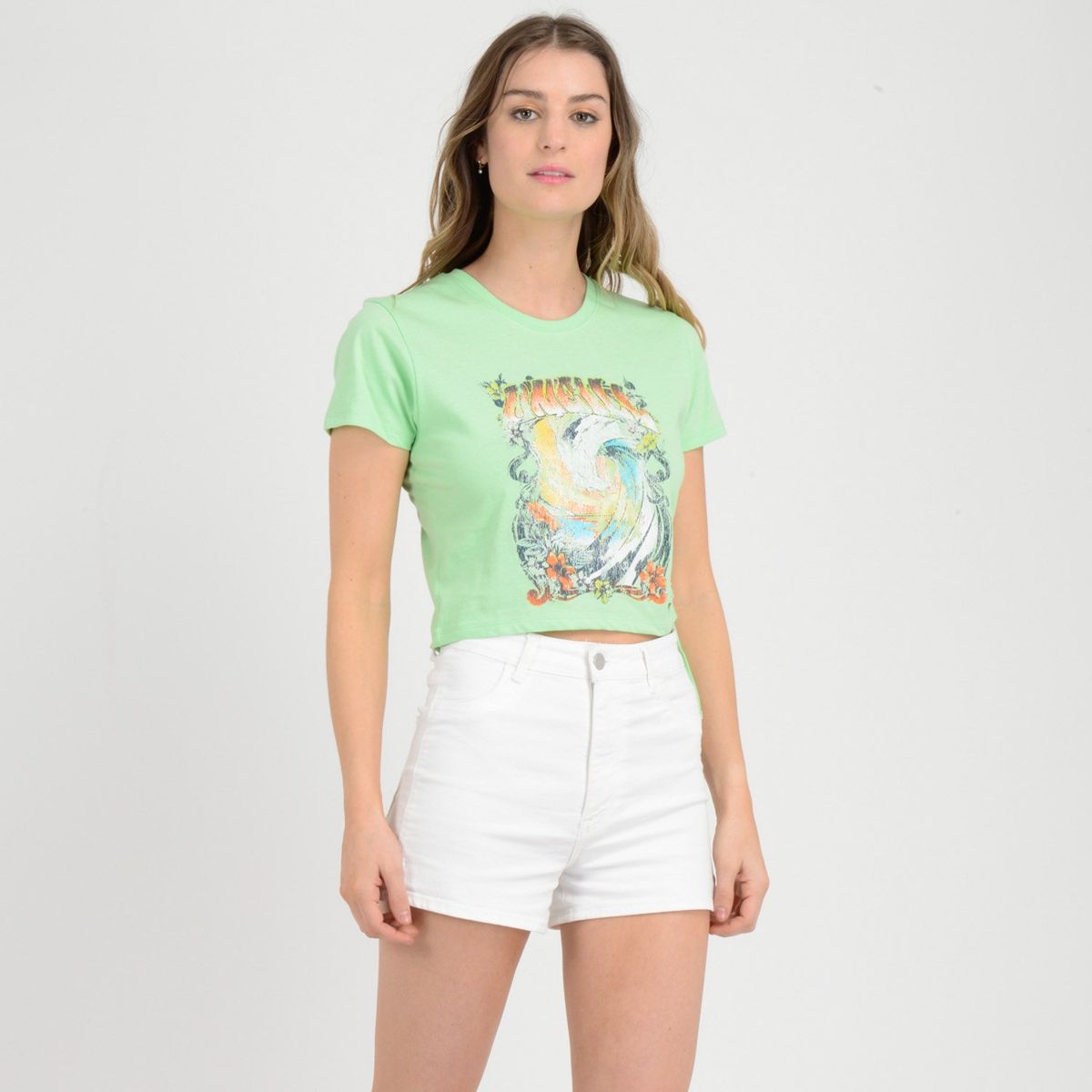 O'NEILL - Polera Manga Corta Algodón Mujer O'Neill