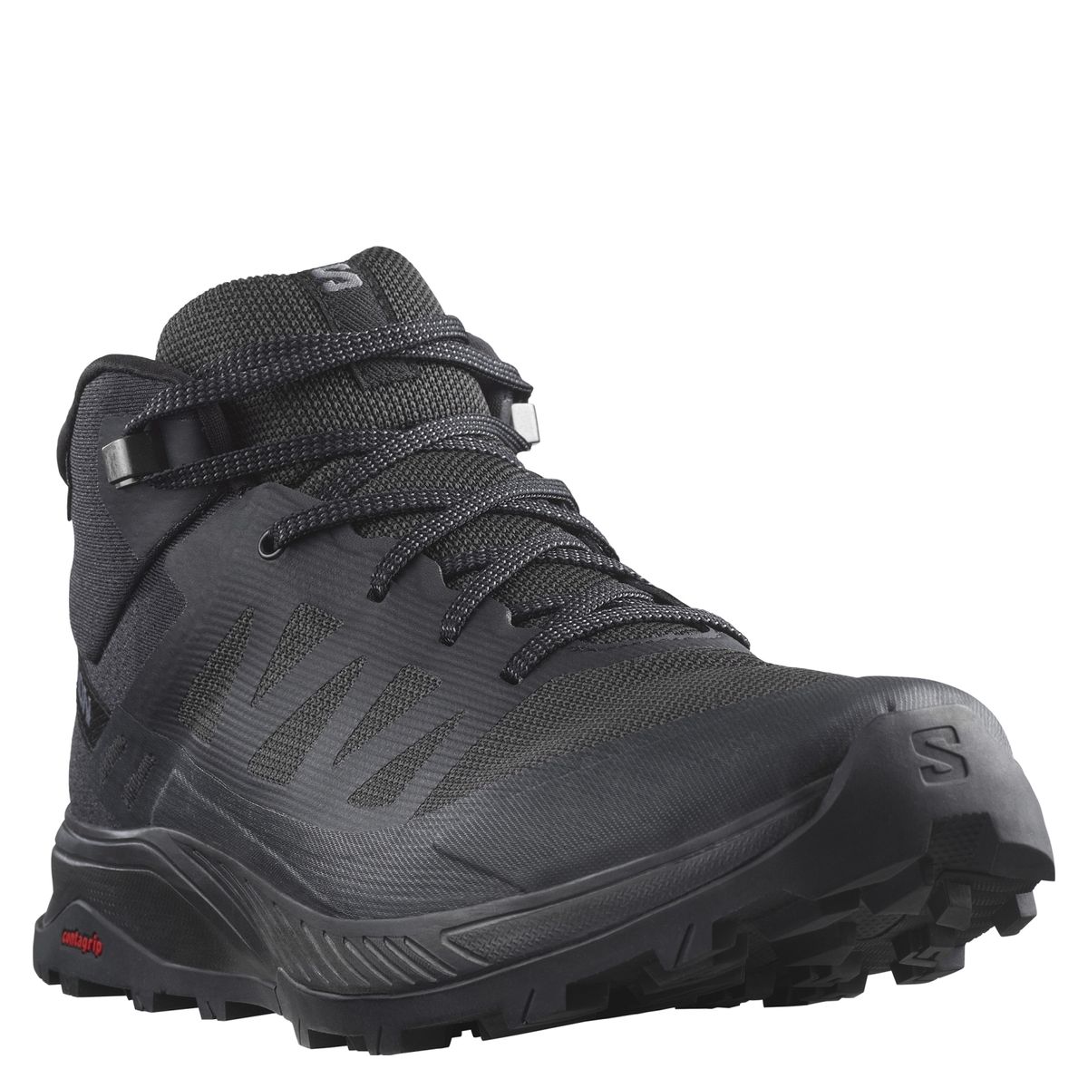 SALOMON - Outrise Mid Gtx Zapatilla Outdoor Hombre Negro Salomon
