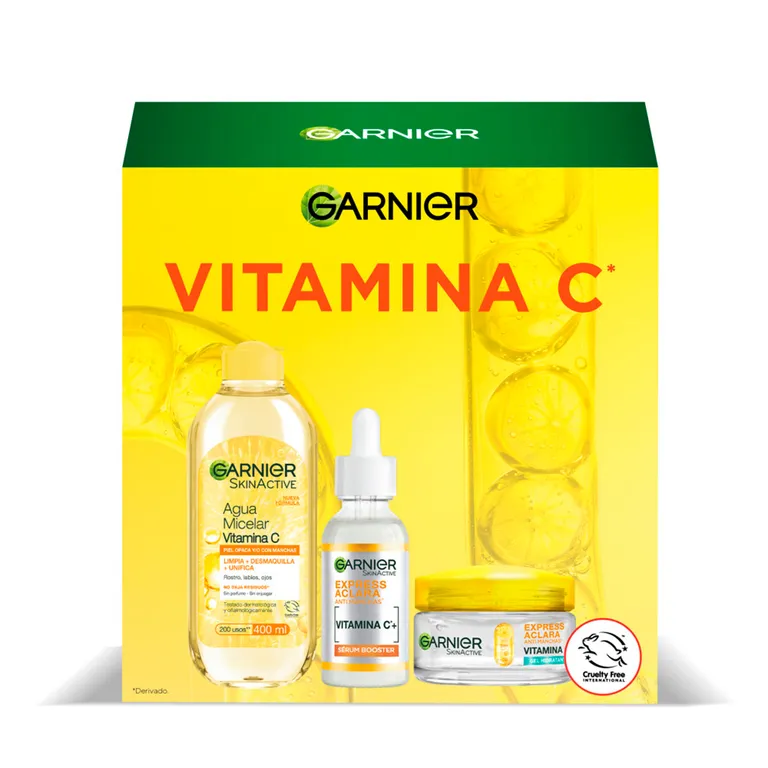Pack Aclara Serum+Micelar+Crema Gel