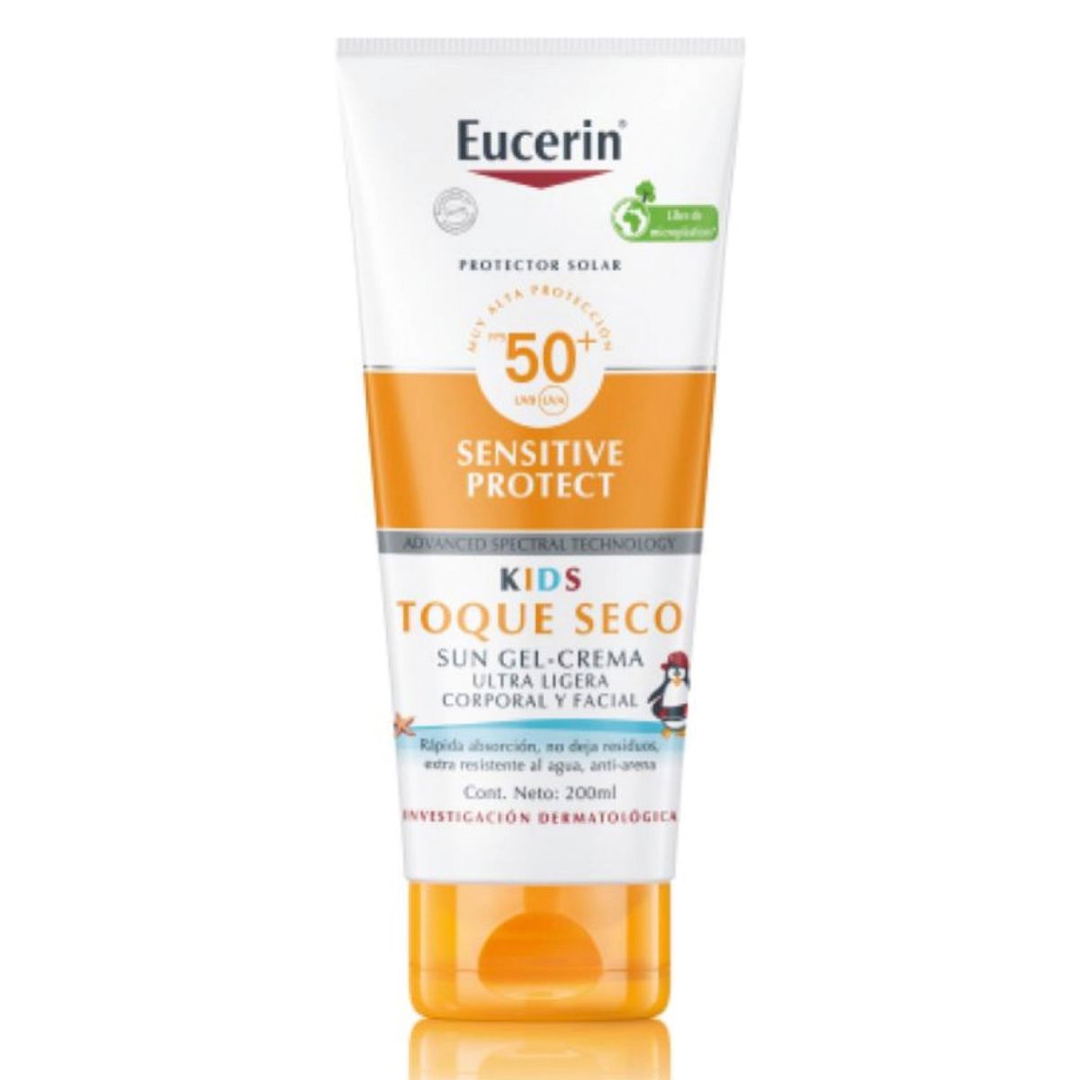 EUCERIN - Loción Solar Kids Sensitive Protect Dry Touch Fps 50+ 200 Ml Eucerin