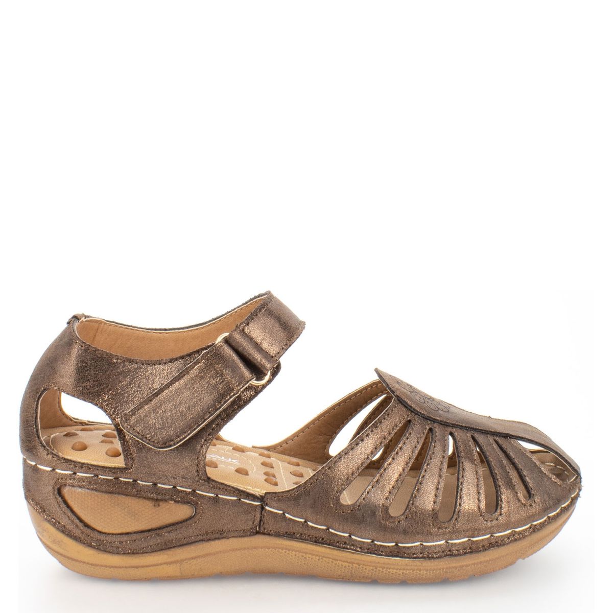 NEW WALK - Sandalia Mujer Café New Walk