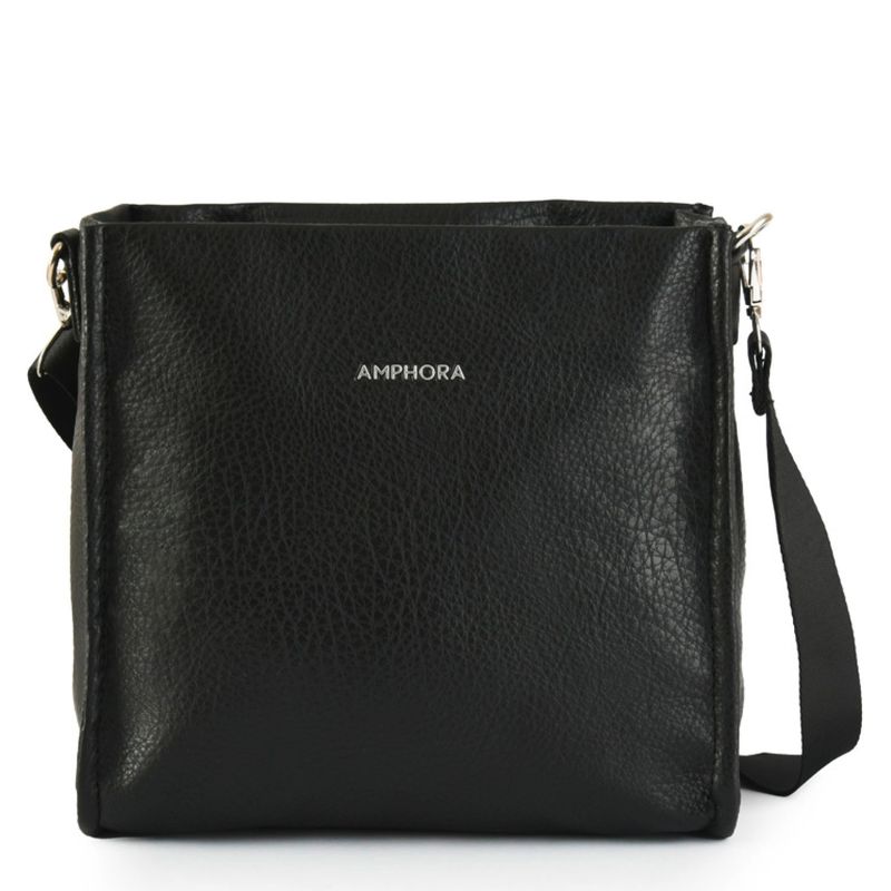 AMPHORA - Cartera Tipo Bandolera Zebre Negro Mujer Amphora