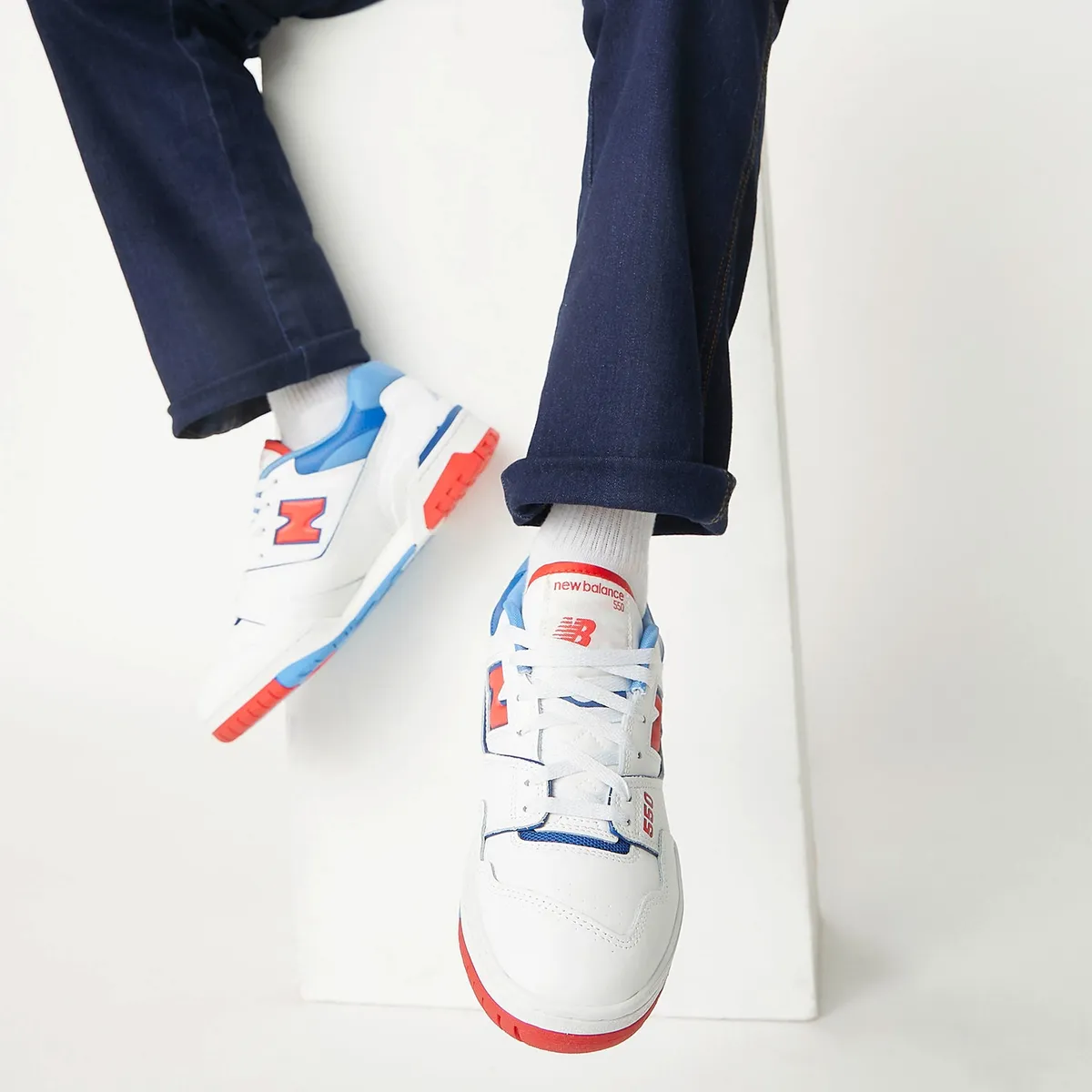 NEW BALANCE - 550 Zapatilla Urbana Hombre Blanco New Balance