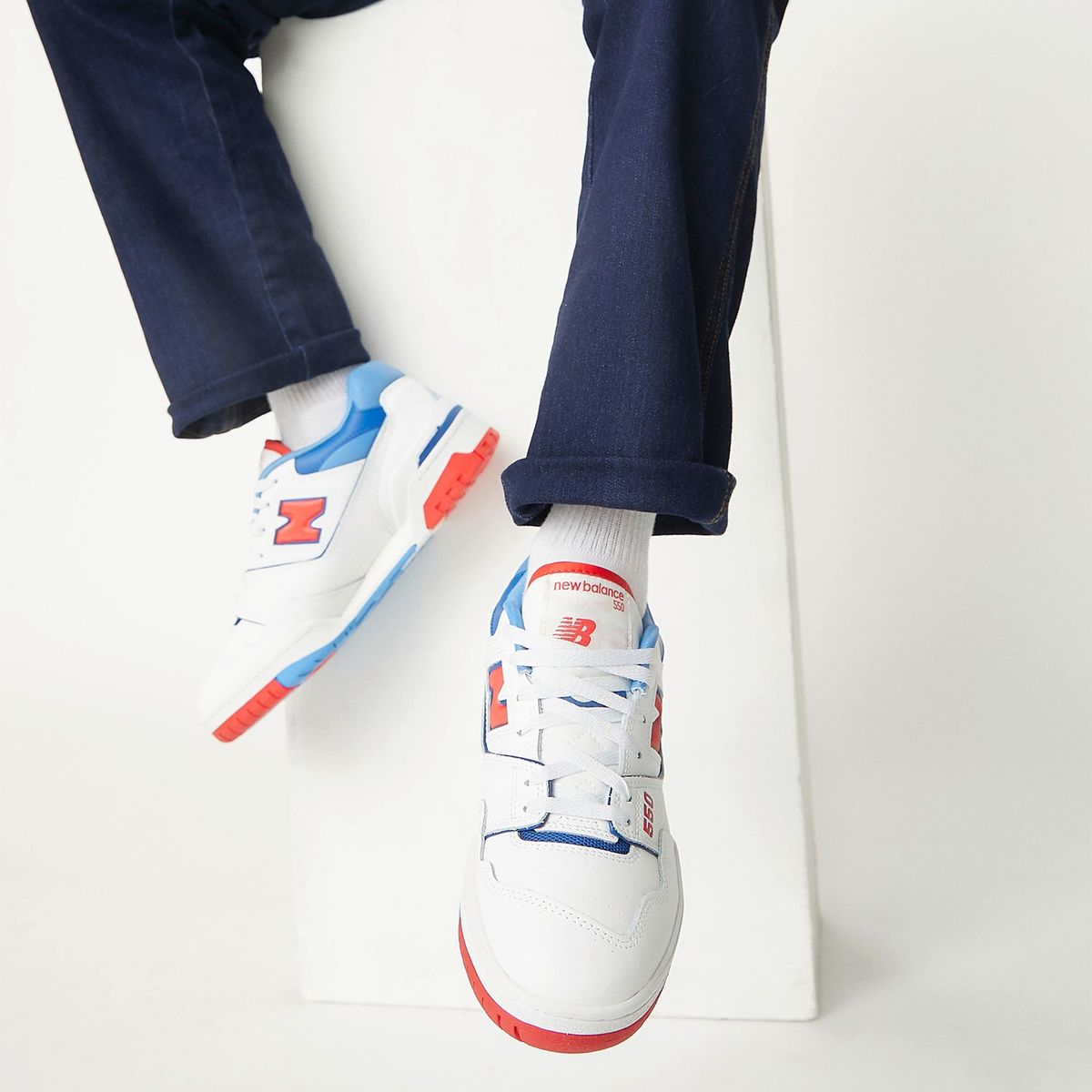 NEW BALANCE - 550 Zapatilla Urbana Hombre Blanco New Balance