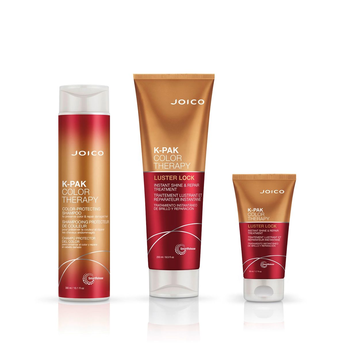 JOICO - Set Kpak Color Therapy Cabello Tinturado Dañado 600 Ml (Shampoo 300 Ml + Mascara 250 Ml + Mascara Travel 50 Ml) Joico