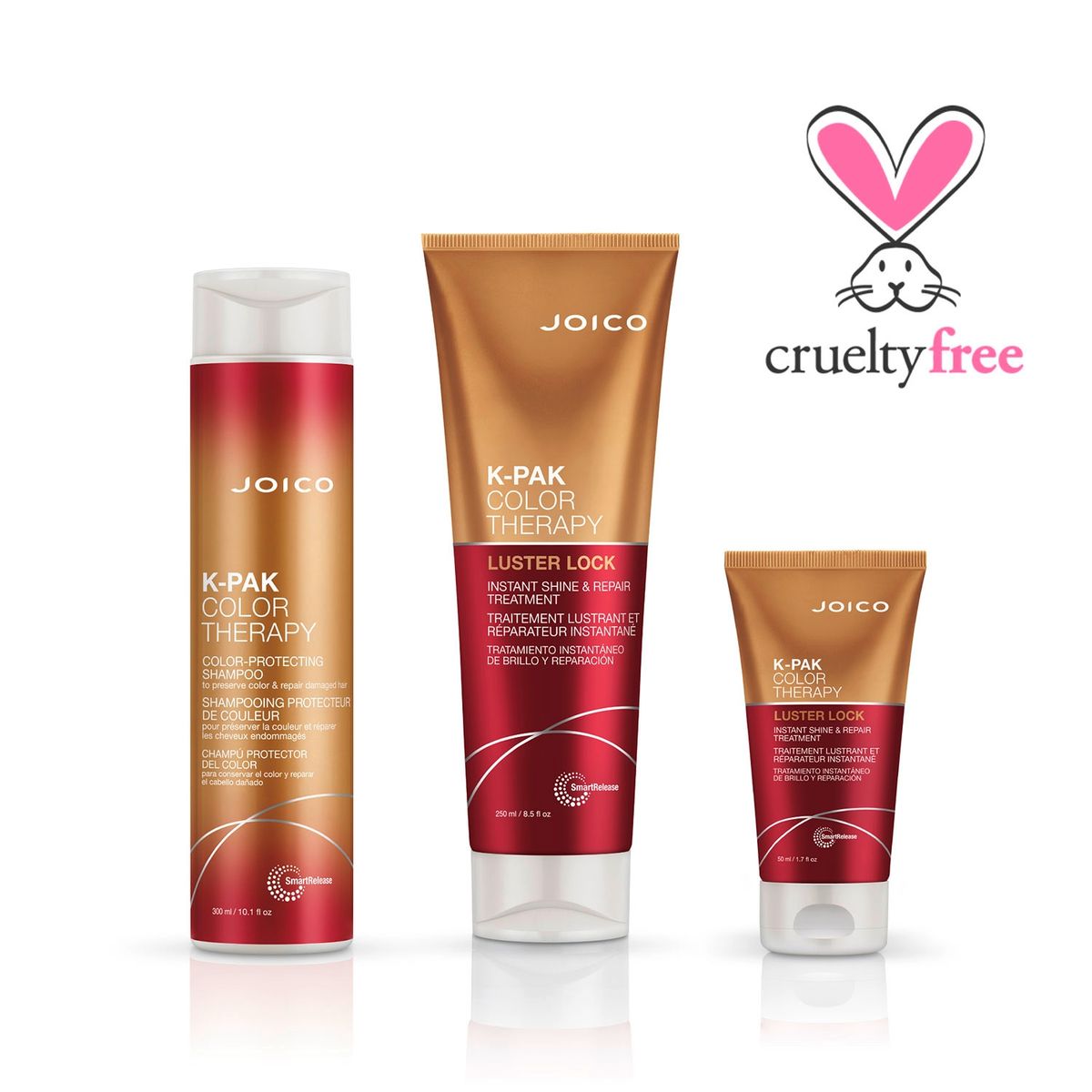 JOICO - Set Kpak Color Therapy Cabello Tinturado Dañado 600 Ml (Shampoo 300 Ml + Mascara 250 Ml + Mascara Travel 50 Ml) Joico