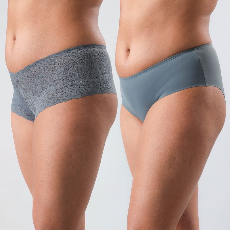 FLORES - Calzón Pack De 2 Pantaleta Mujer Flores
