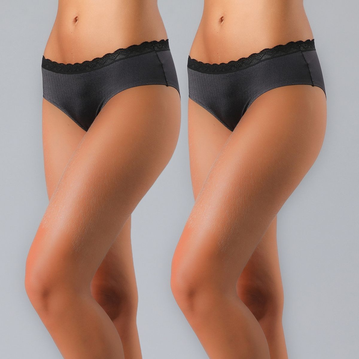 FLORES - Pack 2 Calzones Pantaleta Mujer Flores