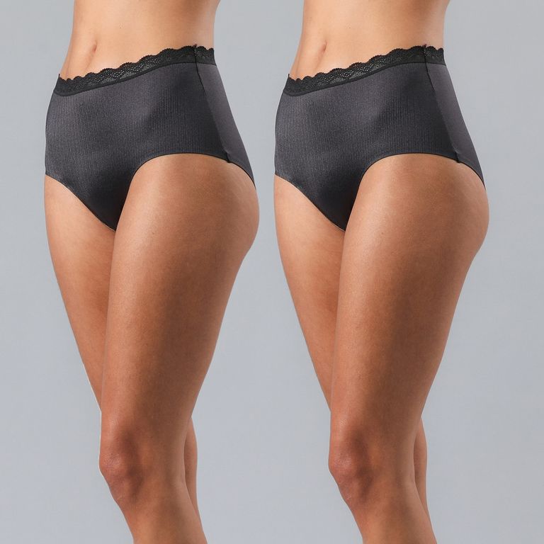 Pack 2 Calzones Tiro Alto Mujer