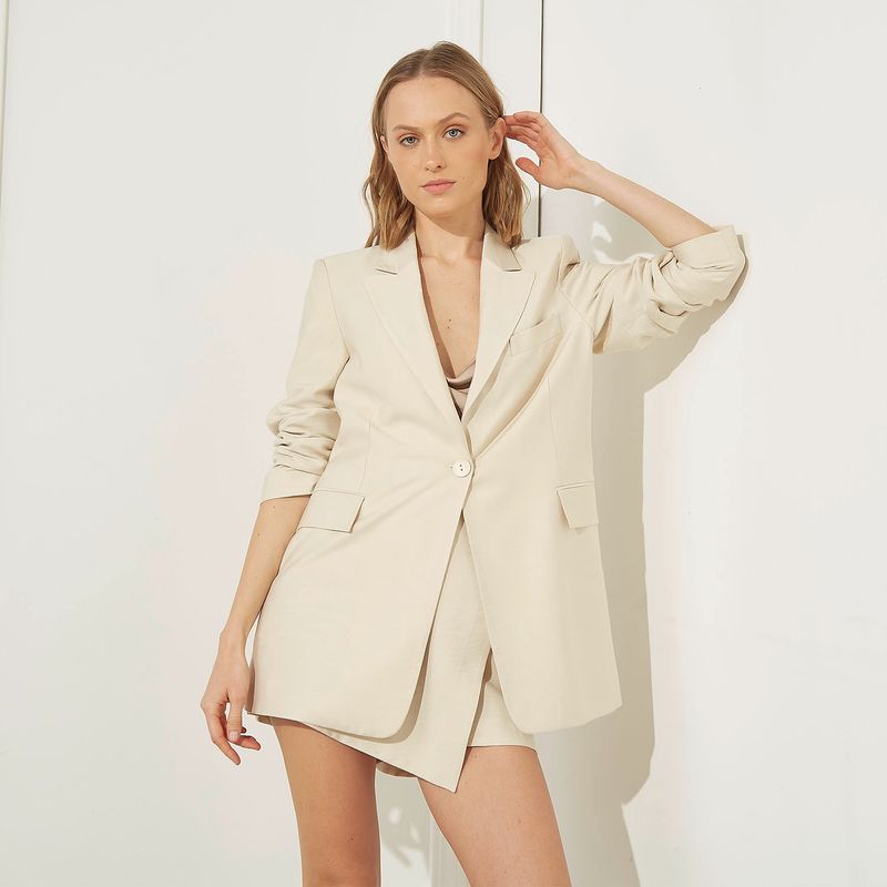 BASEMENT - Blazer Mujer Basement Diseño Moderno