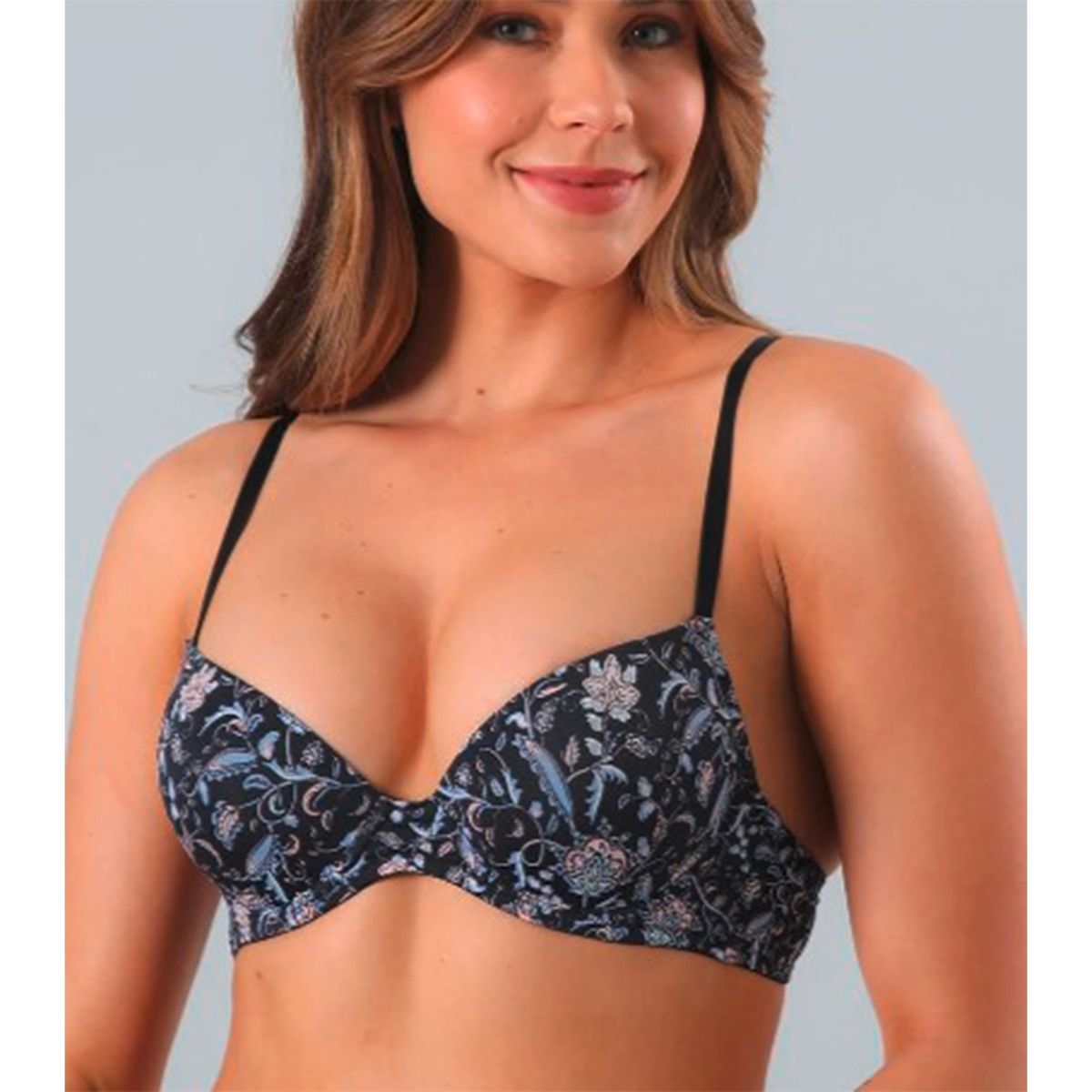 FLORES - Pack De 3 Sostenes Con Copa Mujer Flores