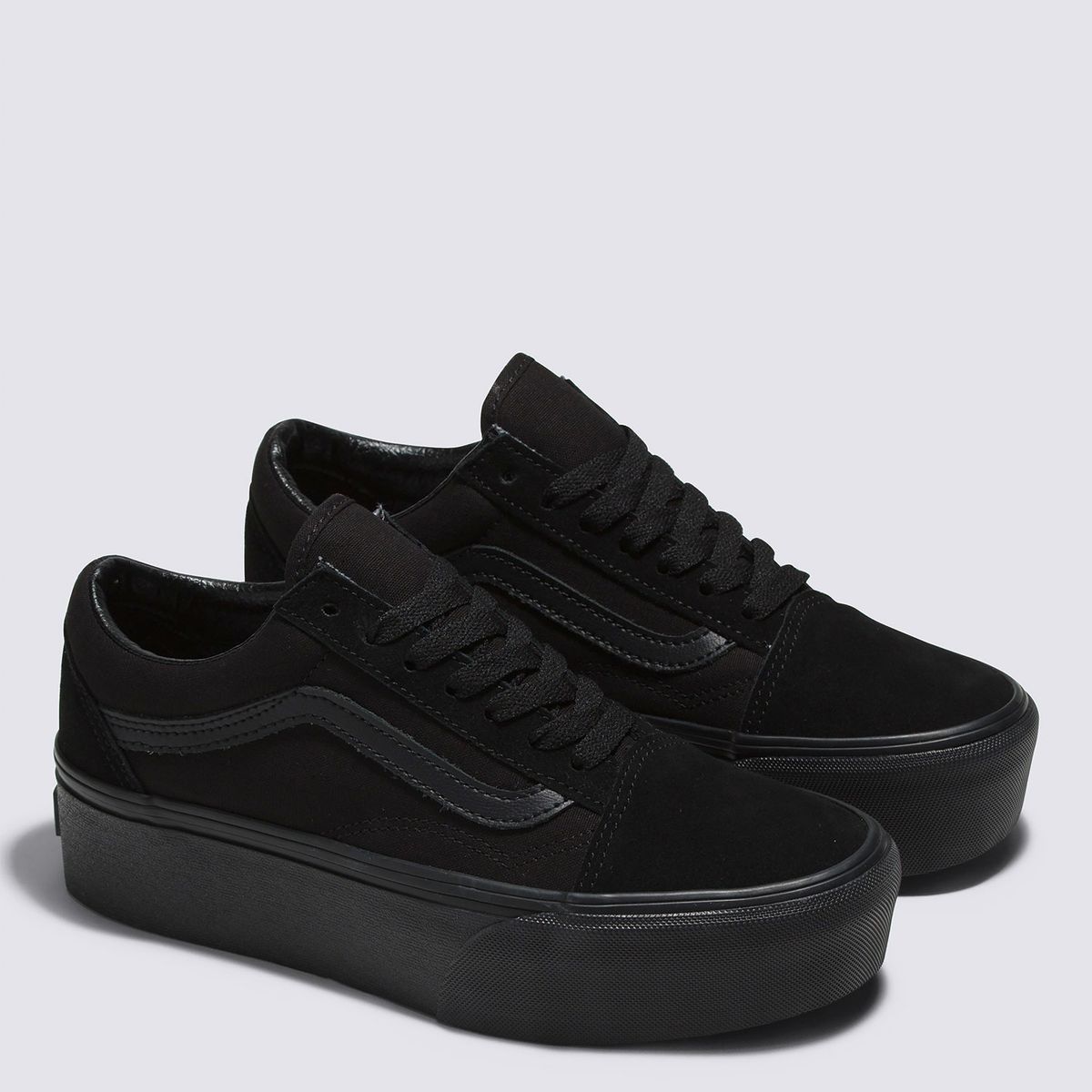 VANS - Ua Old Skool Stackform Zapatilla Urbana Mujer Negro Vans