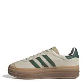 adidas gazelle silver green womens Adidas Originals GAZELLE BOLD W cream white/college green/magic beige main image 1
