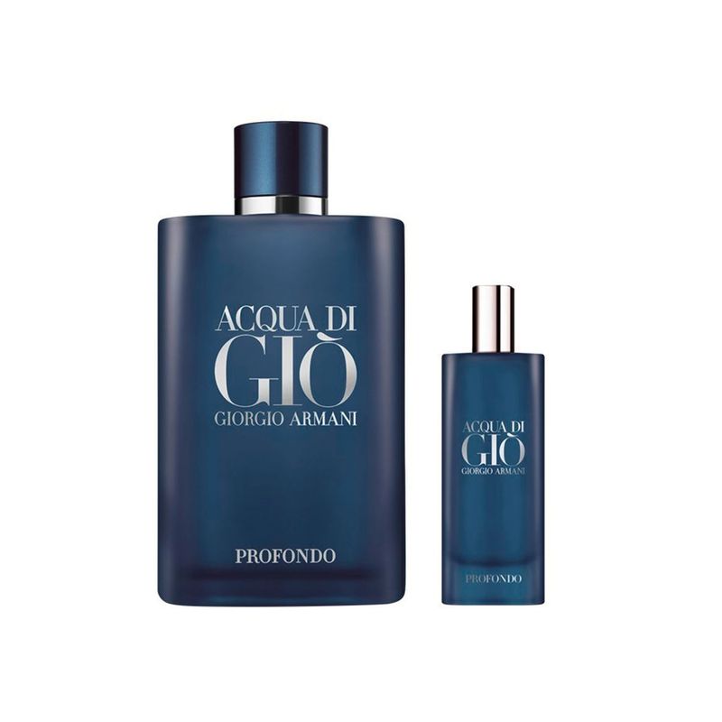 GIORGIO ARMANI - Perfume Hombre Acqua Di Gio Profondo Edp 200Ml + Edp 15Ml Giorgio Armani