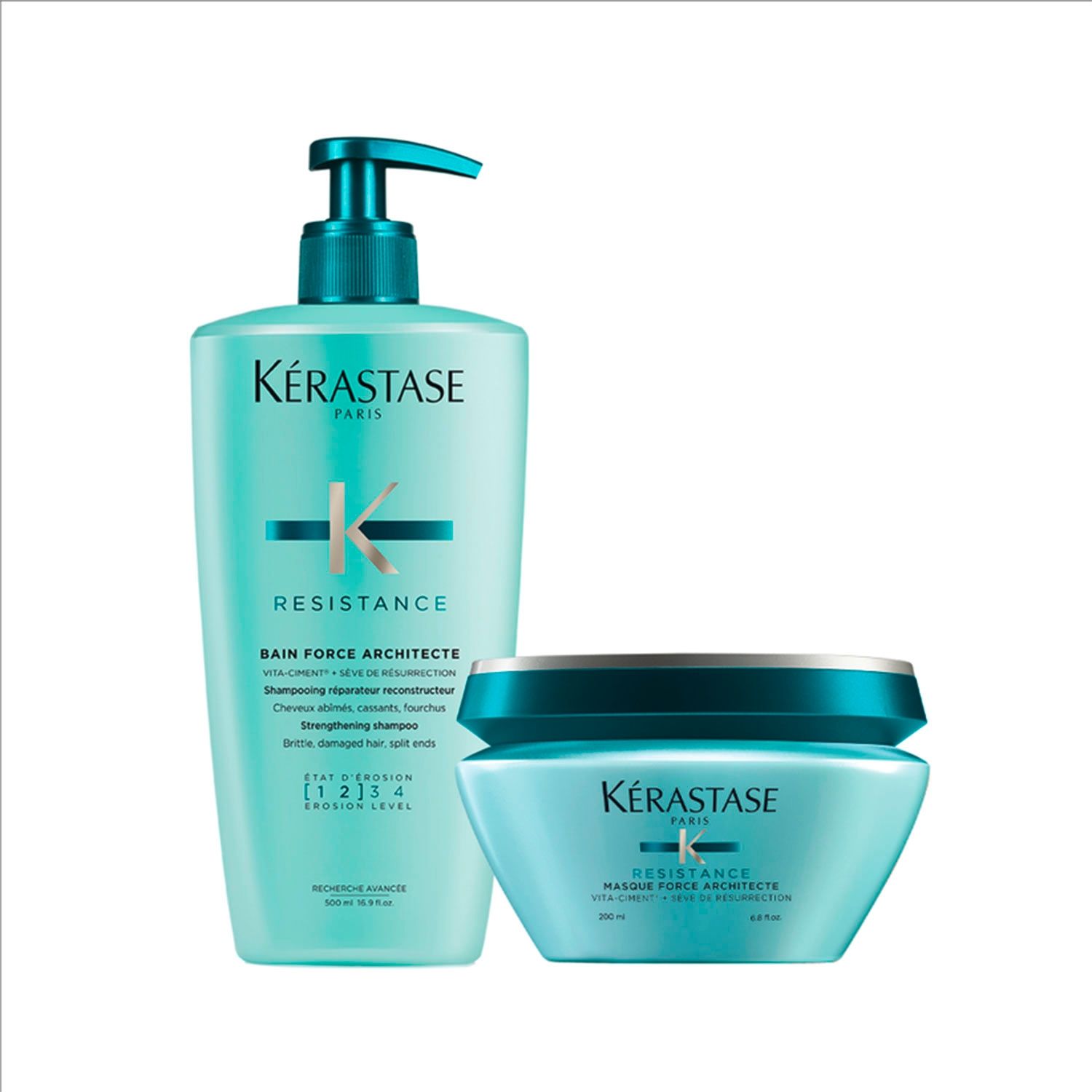 KERASTASE Set Resistance Reparación para Cabello Dañado Shampoo