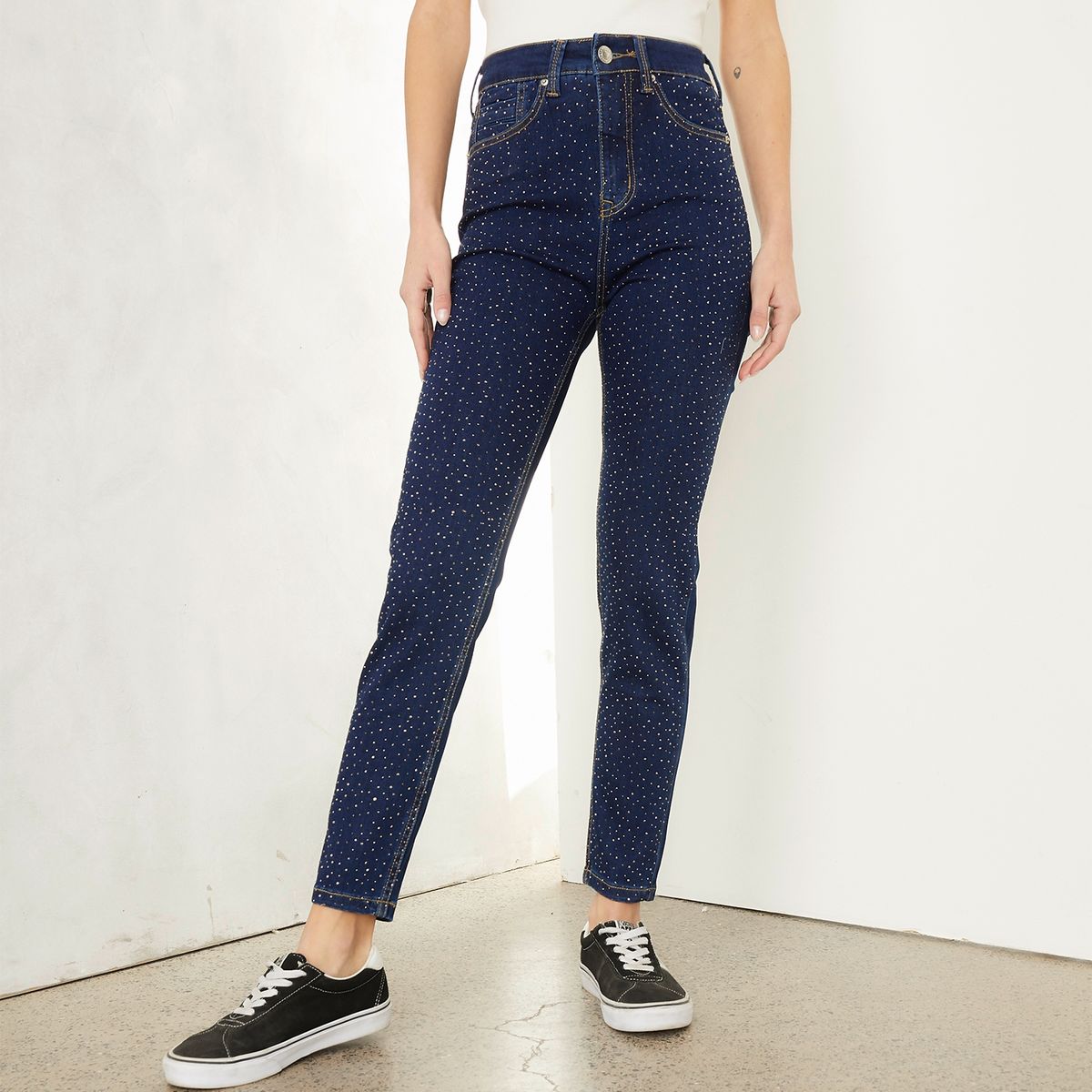 AMERICANINO - Jeans Mujer Skinny Medio Americanino