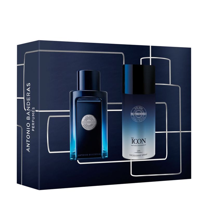 ANTONIO BANDERAS - Set Perfume Hombre The Icon EDT 100ml + Desodorante Antonio Banderas