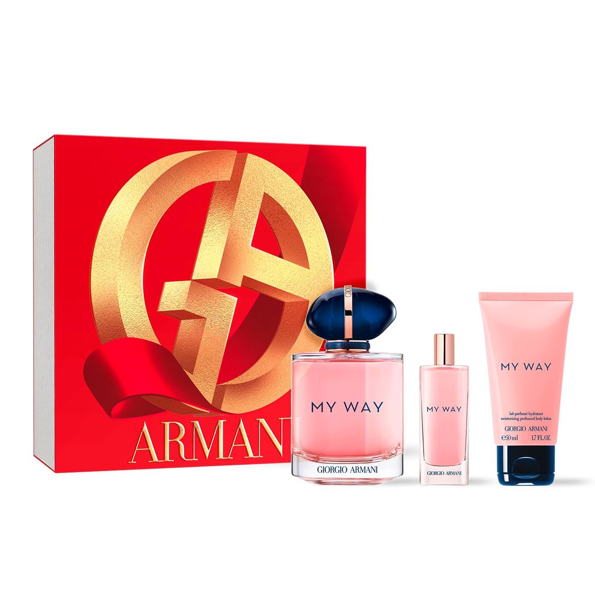 GIORGIO ARMANI - Set Perfume Mujer My Way Edp 90Ml + 15Ml + Loción 50Ml Giorgio Armani