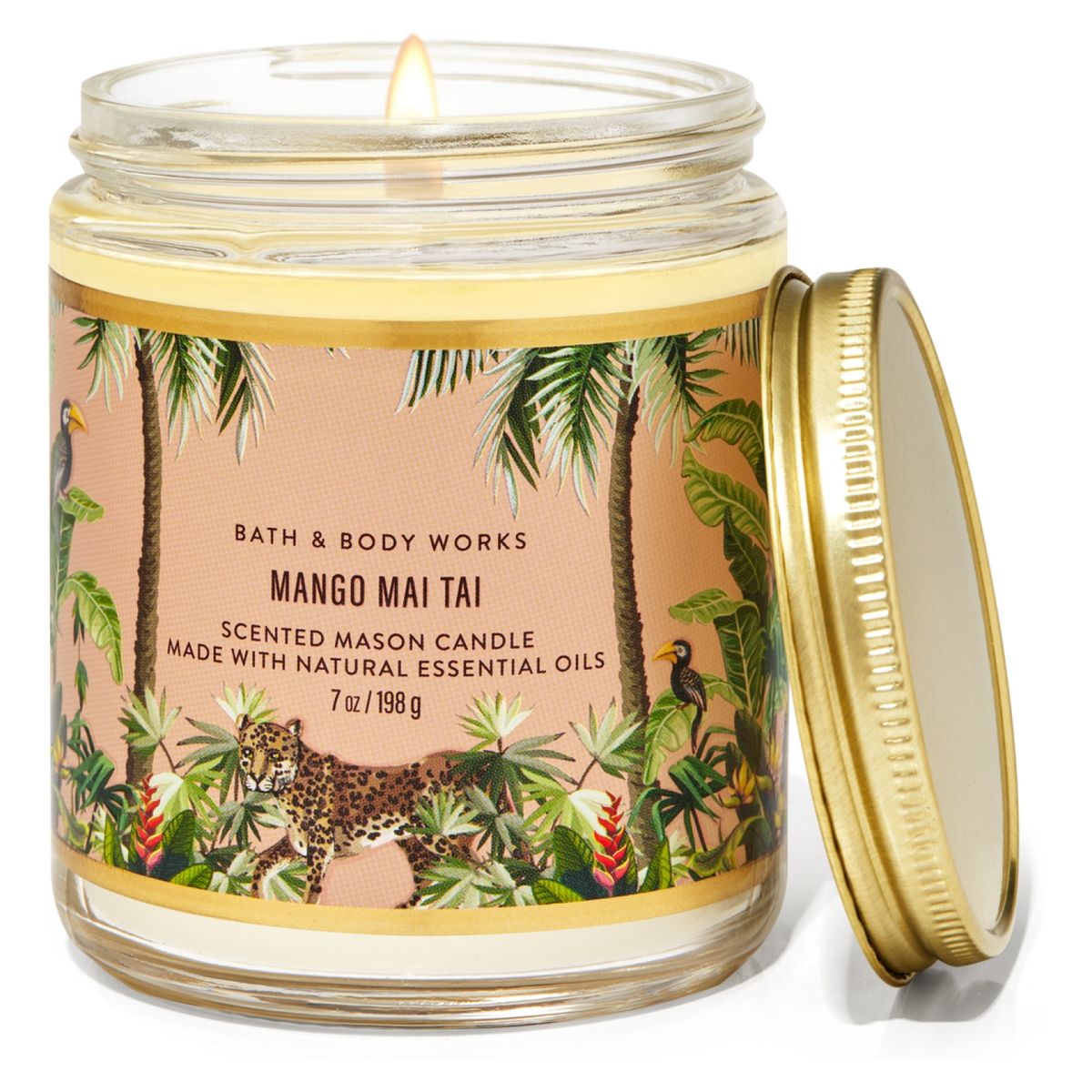 BATH & BODY WORKS - Vela Pequeña Mango Mai Tai 207ml Bath & Body Works