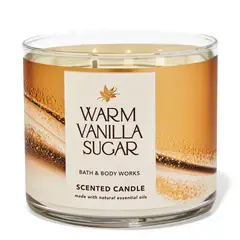 BATH & BODY WORKS - Vela Grande Warm Vainilla Sugar