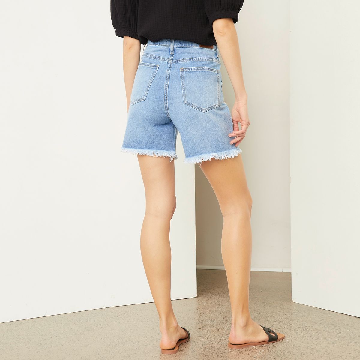 BASEMENT - Bermuda Denim Mujer Basement Blanca