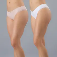 FLORES - Pack De 2 Calzón Bikini Mujer