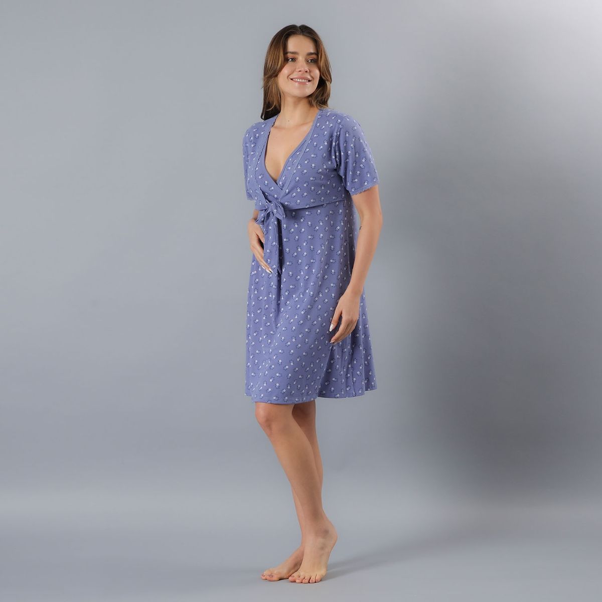 FLORES - Camisola Maternal Mujer Flores