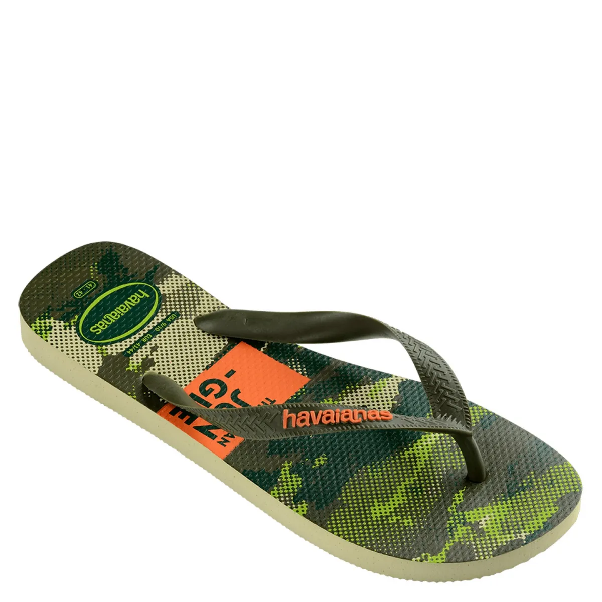 HAVAIANAS - Top Camu Hawaiana Hombre Verde Limon Havaianas