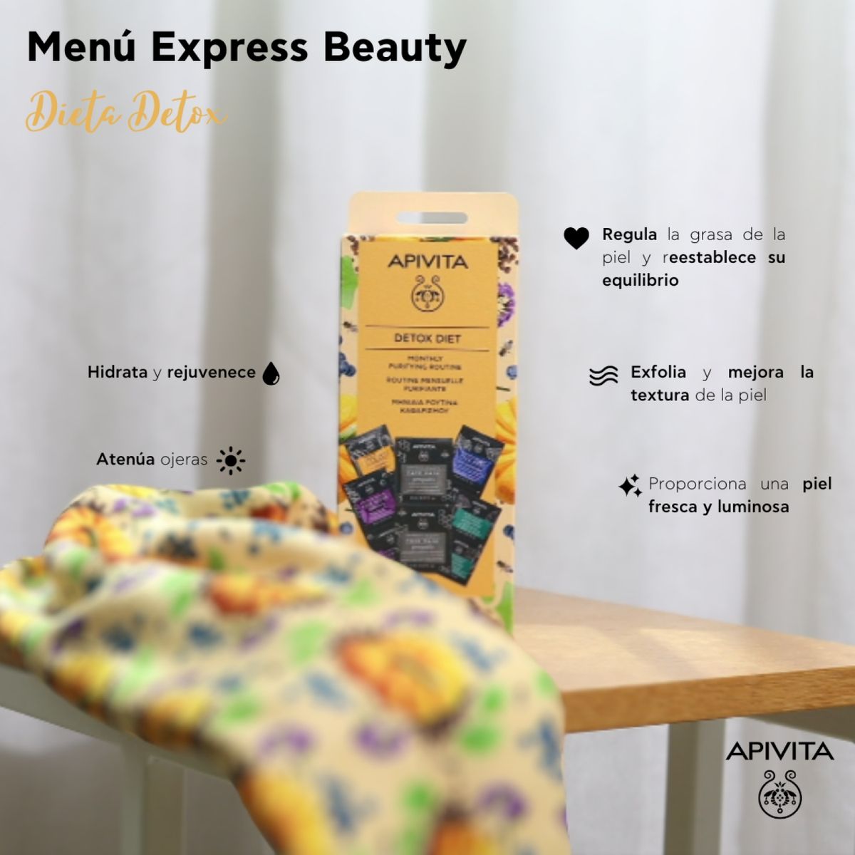 APIVITA - Set Dieta Detox Rutina Mensual Purificante Express Beauty Apivita