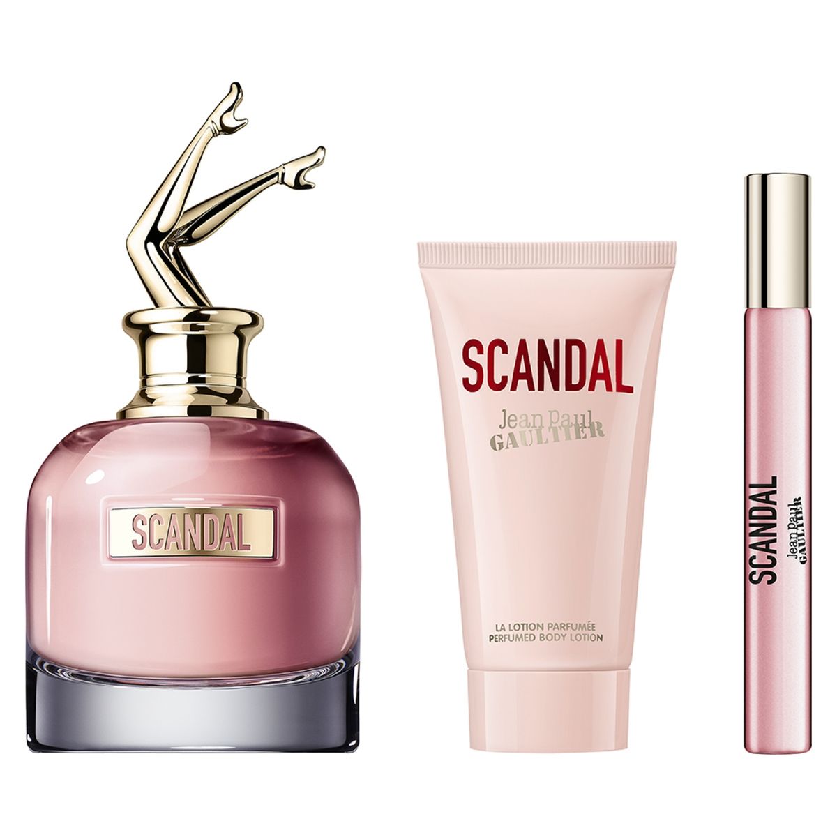 JEAN PAUL GAULTIER - Set Perfume Mujer Scandal Edp 80Ml + Body Lotion 75Ml + Megaspritzer Jean Paul Gaultier