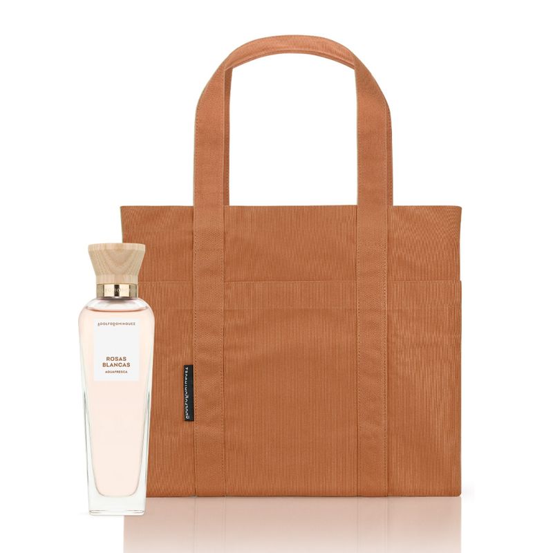 ADOLFO DOMINGUEZ - Perfume Mujer Agua Fresca De Rosas Blancas Edt 120Ml + Tote Bag Adolfo Domínguez