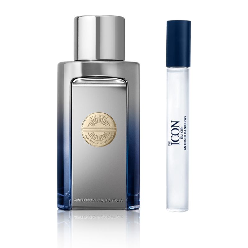 BANDERAS - Set Perfume Hombre The Icon Elixir Edp 100Ml + Megaspritzer 10Ml Antonio Banderas