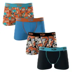TOP - Pack de 4 Boxer Algodón Niño Dragon Ball Z