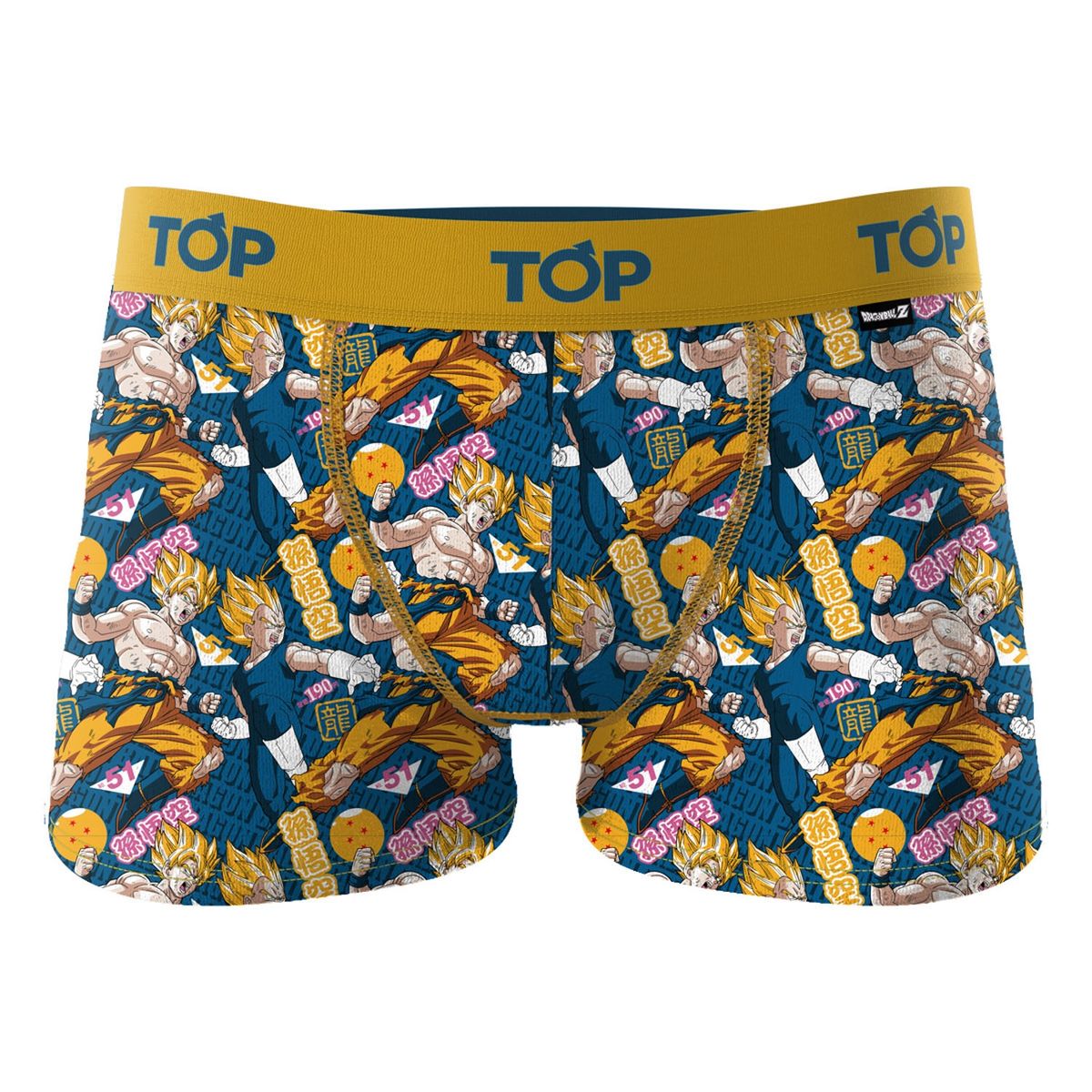 TOP - Pack de 4 Boxer Algodón Niño Dragon Ball Z Top