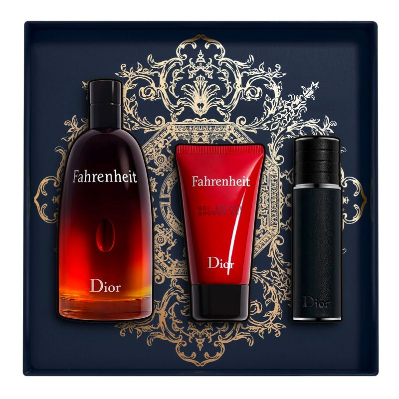 DIOR - Set Perfume Hombre Fahrenheit (100ml + 10ml + Gel de Ducha 50ml) Dior