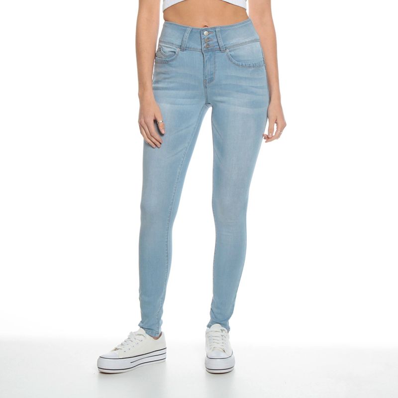 WADOS - Jeans Skinny Tiro Alto Mujer Wados