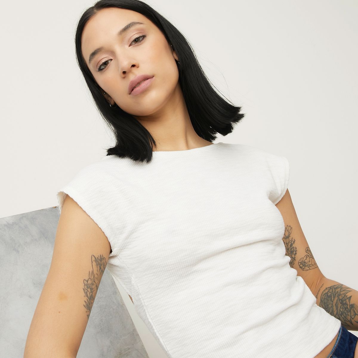 AMERICANINO - Polera Manga Corta Mujer Americanino