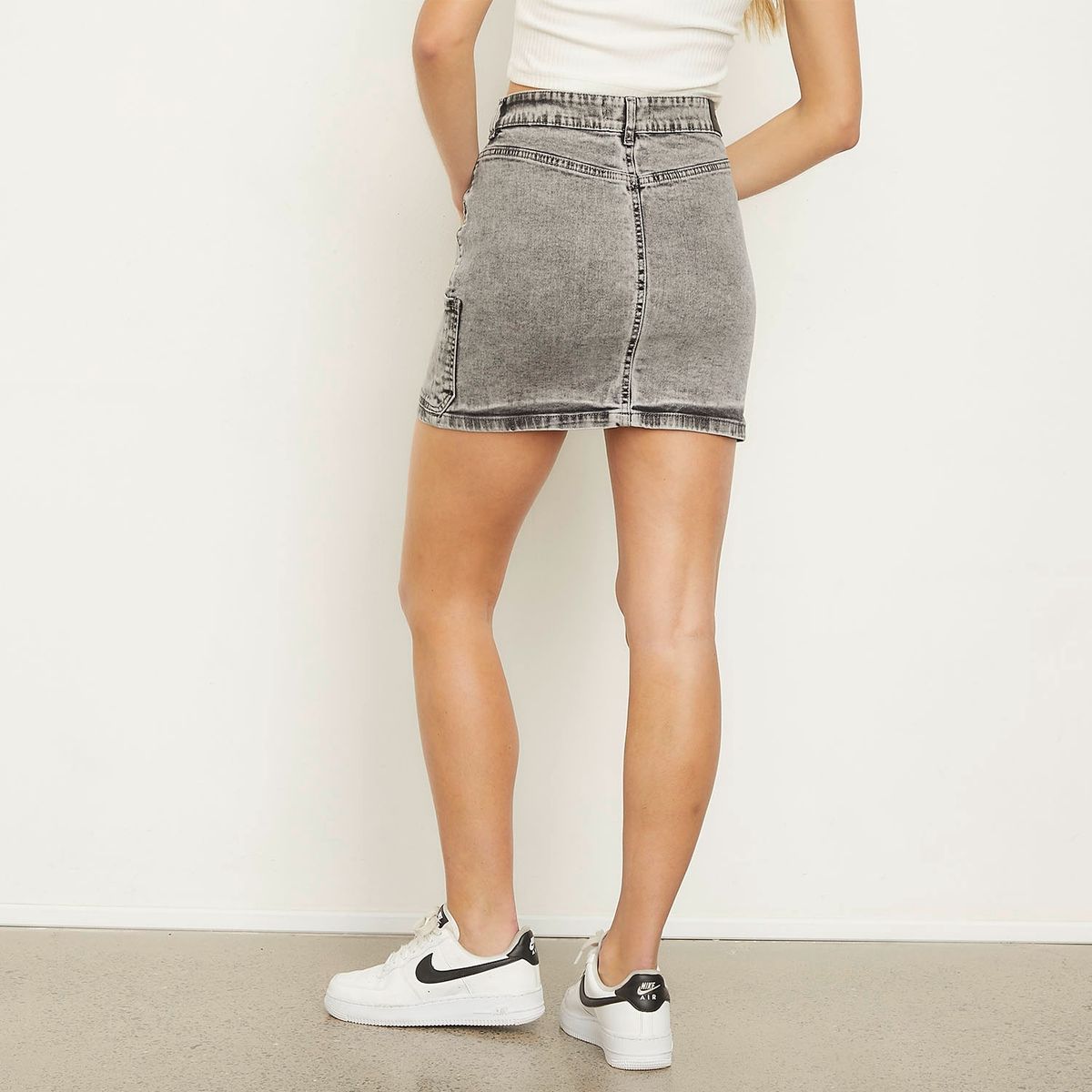 SYBILLA - Falda Corta Algodón Mujer Sybilla