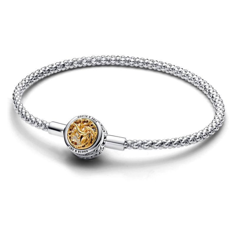 PANDORA - Brazalete Pandora Moments Cadena Con Tachuelas Con Cierre Casa Sigil De Juego De Tronos Mujer Pandora