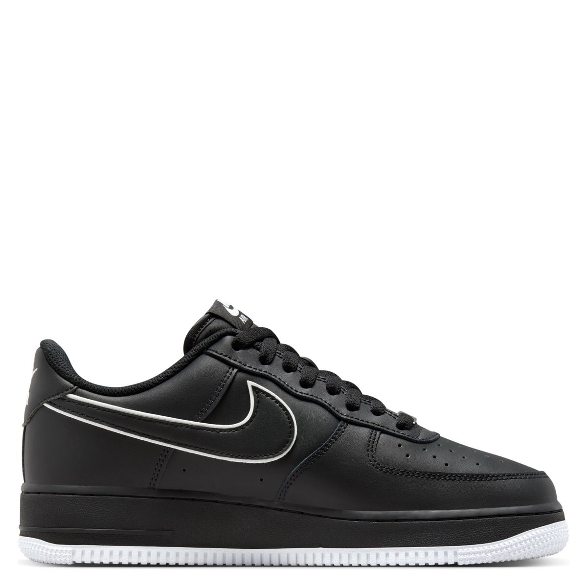 NIKE - Air Force 1 Zapatilla Urbana Hombre Cuero Negro Nike