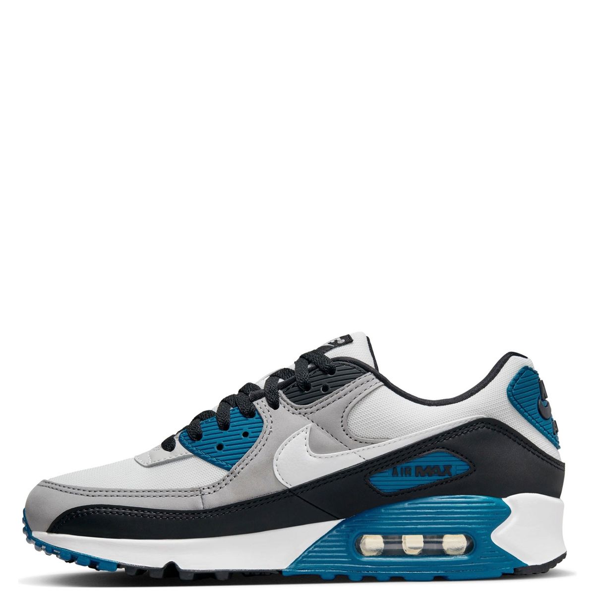 NIKE - Air Max 90 Zapatilla Urbana Hombre Cuero Gris Nike