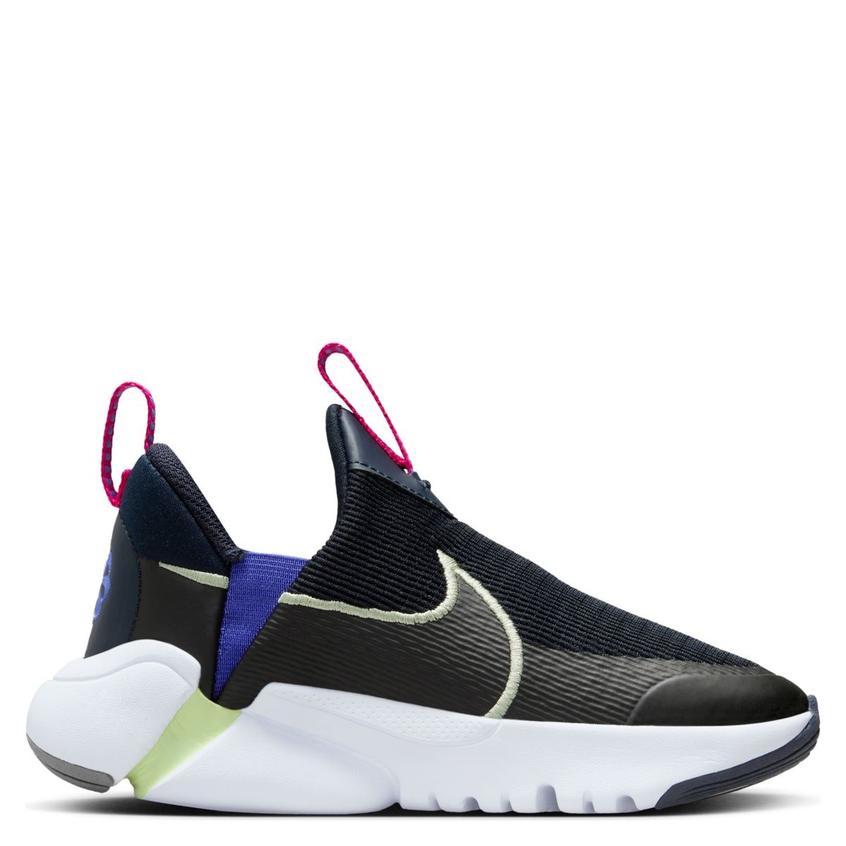 NIKE - Flex Plus 2 Zapatilla Urbana Niño Cuero Azul (26.5 a 34) Nike