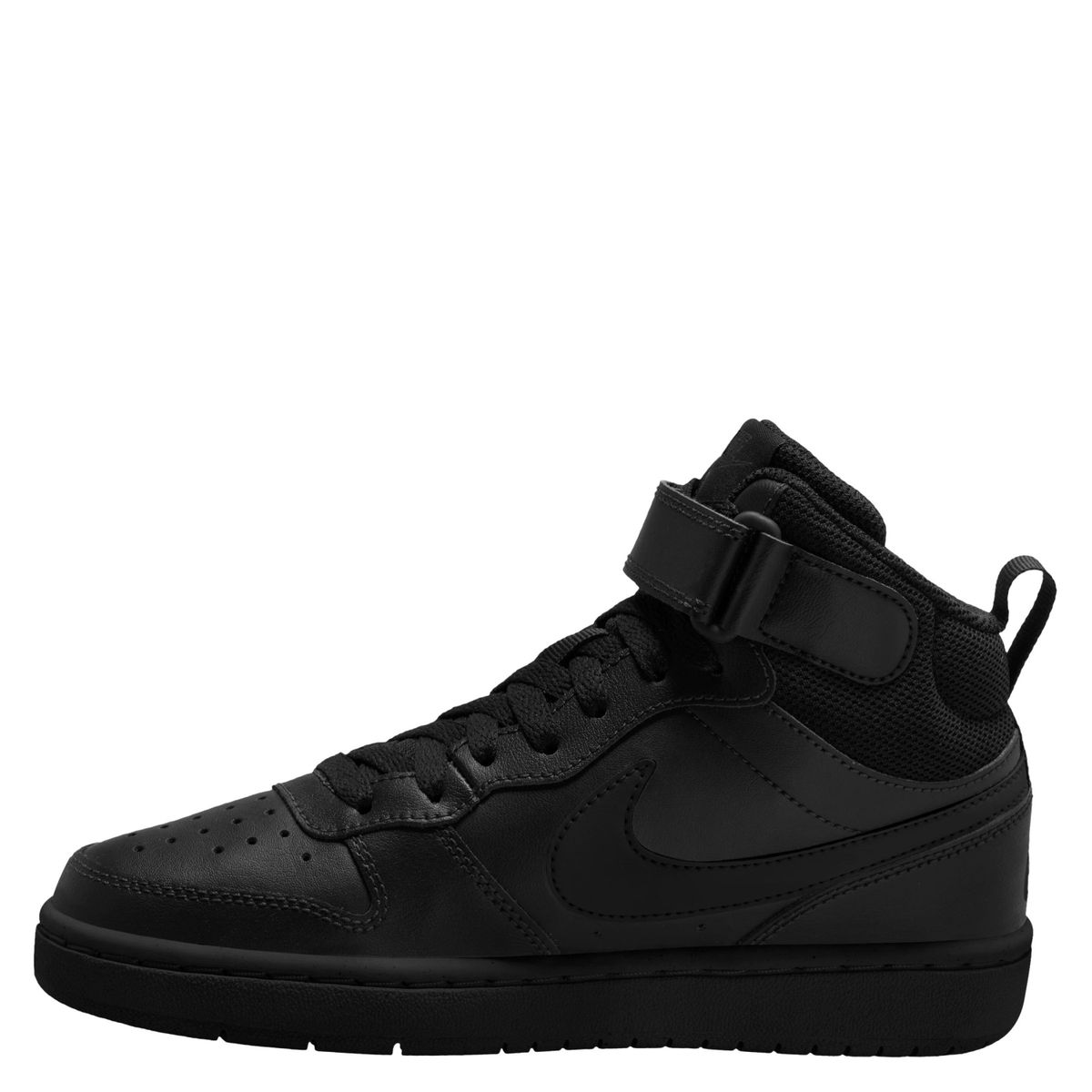 NIKE - Court Borough Mid 2 Zapatilla Urbana Niño Negro (34.5 a 37.5) Nike