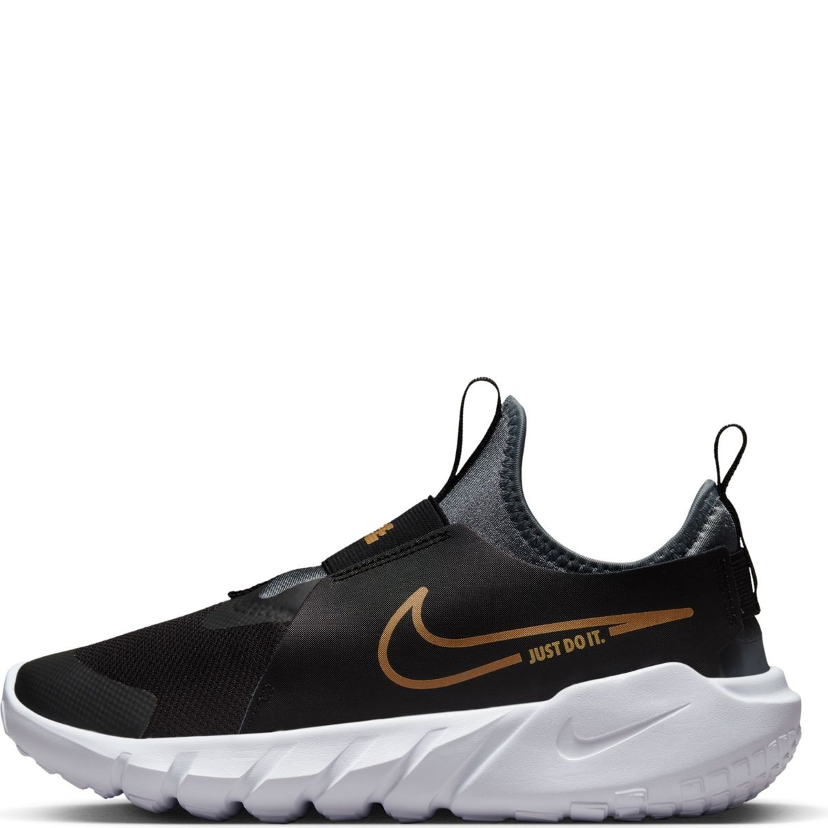NIKE - Flex Runner 2 Zapatilla Urbana Niño Cuero Negro Nike (34.5 a 38.5)
