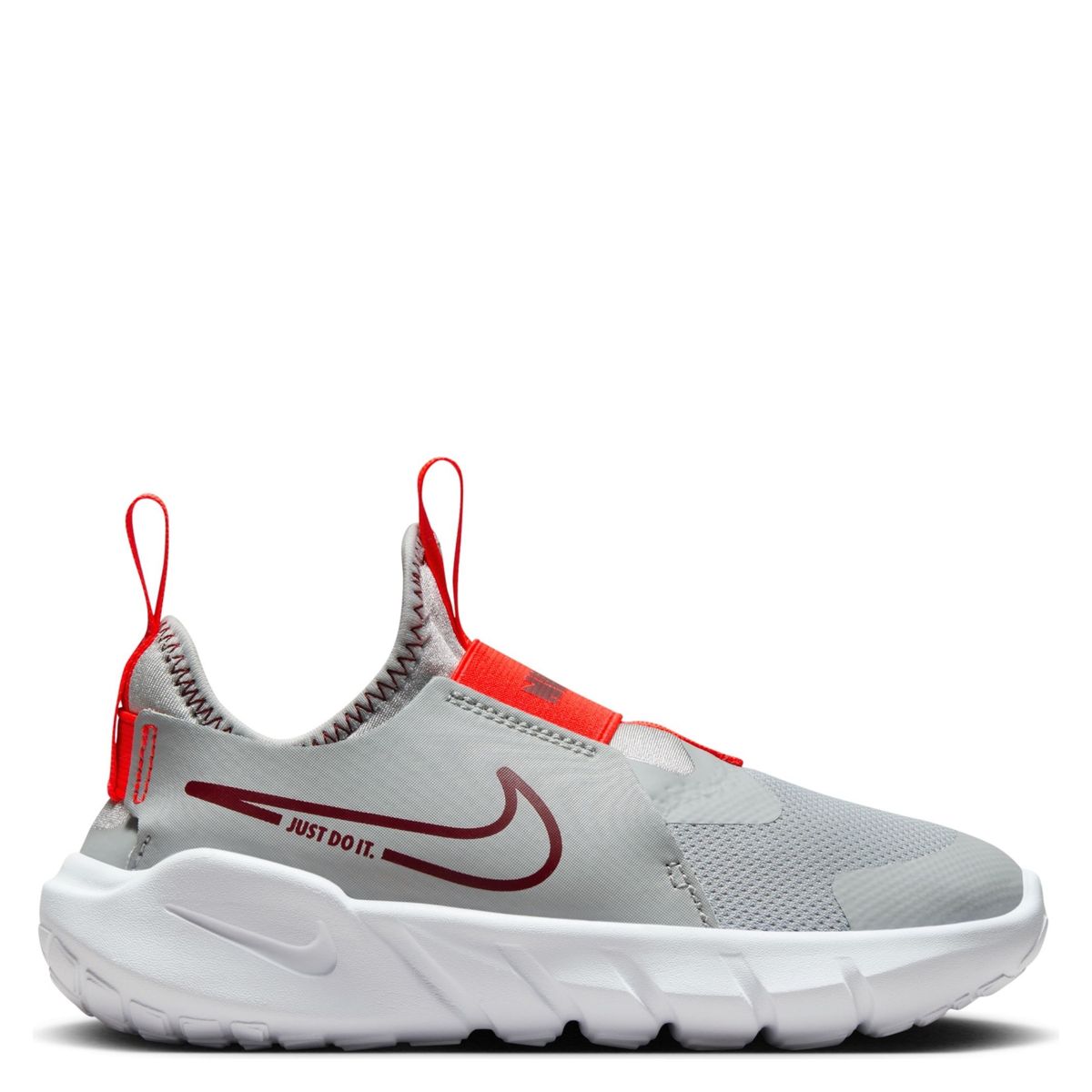NIKE - Flex Runner Zapatilla Urbana Niño Cuero Gris (26.5 a 34) Nike