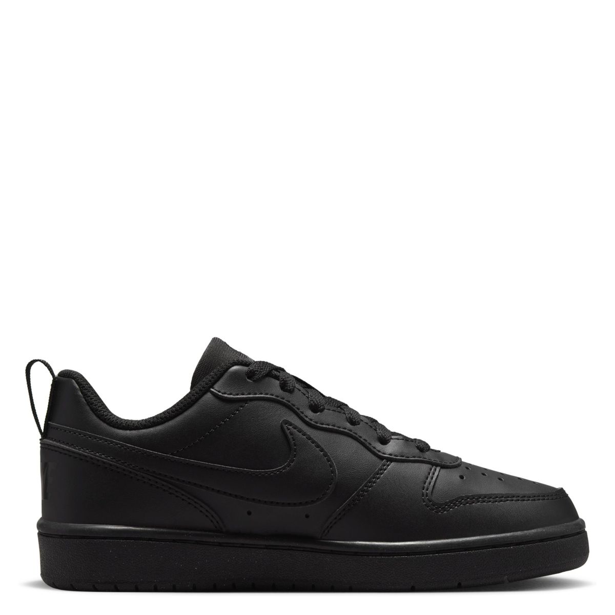 NIKE - Court Borough Zapatilla Urbana  Niño Cuero Negro (34.5 a 37.5) Nike