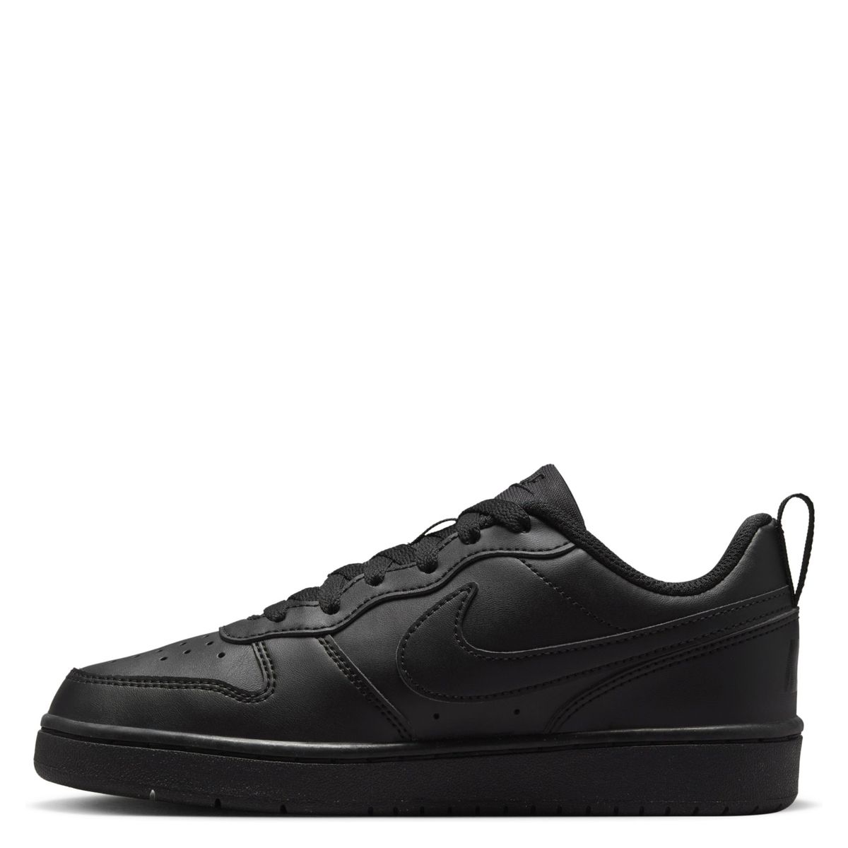 NIKE - Court Borough Zapatilla Urbana  Niño Cuero Negro (27 a 37.5) Nike